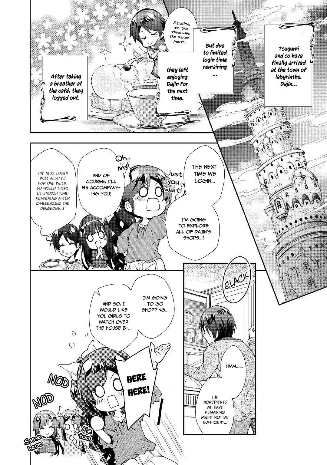 Nonbiri Vrmmoki - Chapter 40: Let's Work Hard In Our First Dungeon