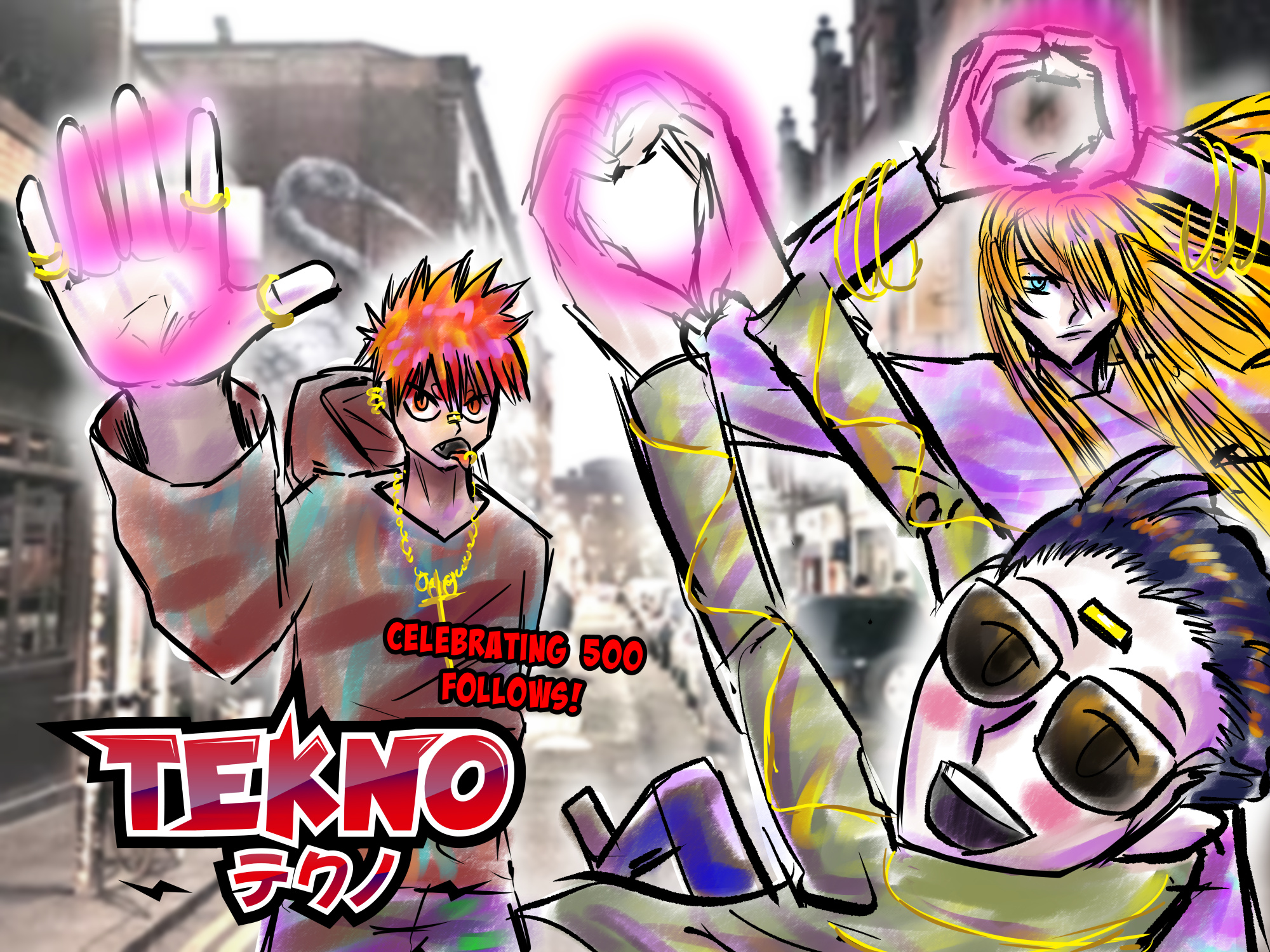 Tekno - Vol.2 Chapter 12.92: 500 Follows Special Illustration (Chapter Numbers Becoming Like Gal Cleaning's, Fr Fr)