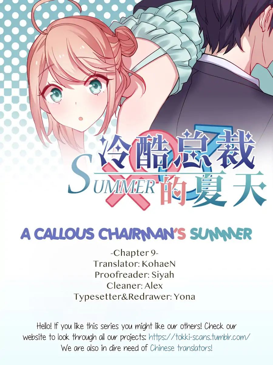 A Callous Chairman's Summer - Chapter 9