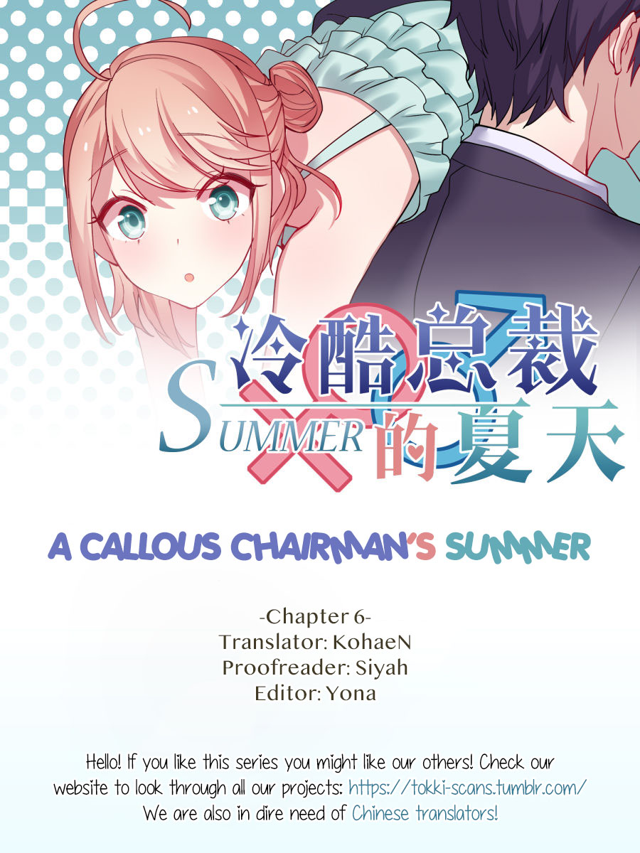 A Callous Chairman's Summer - Chapter 6