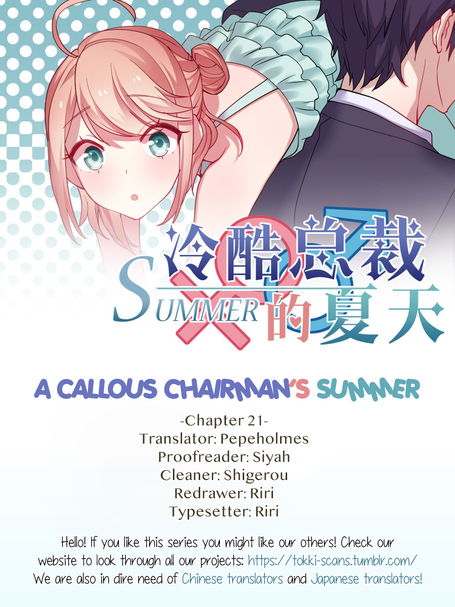 A Callous Chairman's Summer - Chapter 21