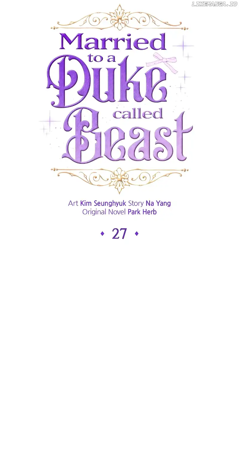 I Got Married To A Beast Duke - Chapter 27