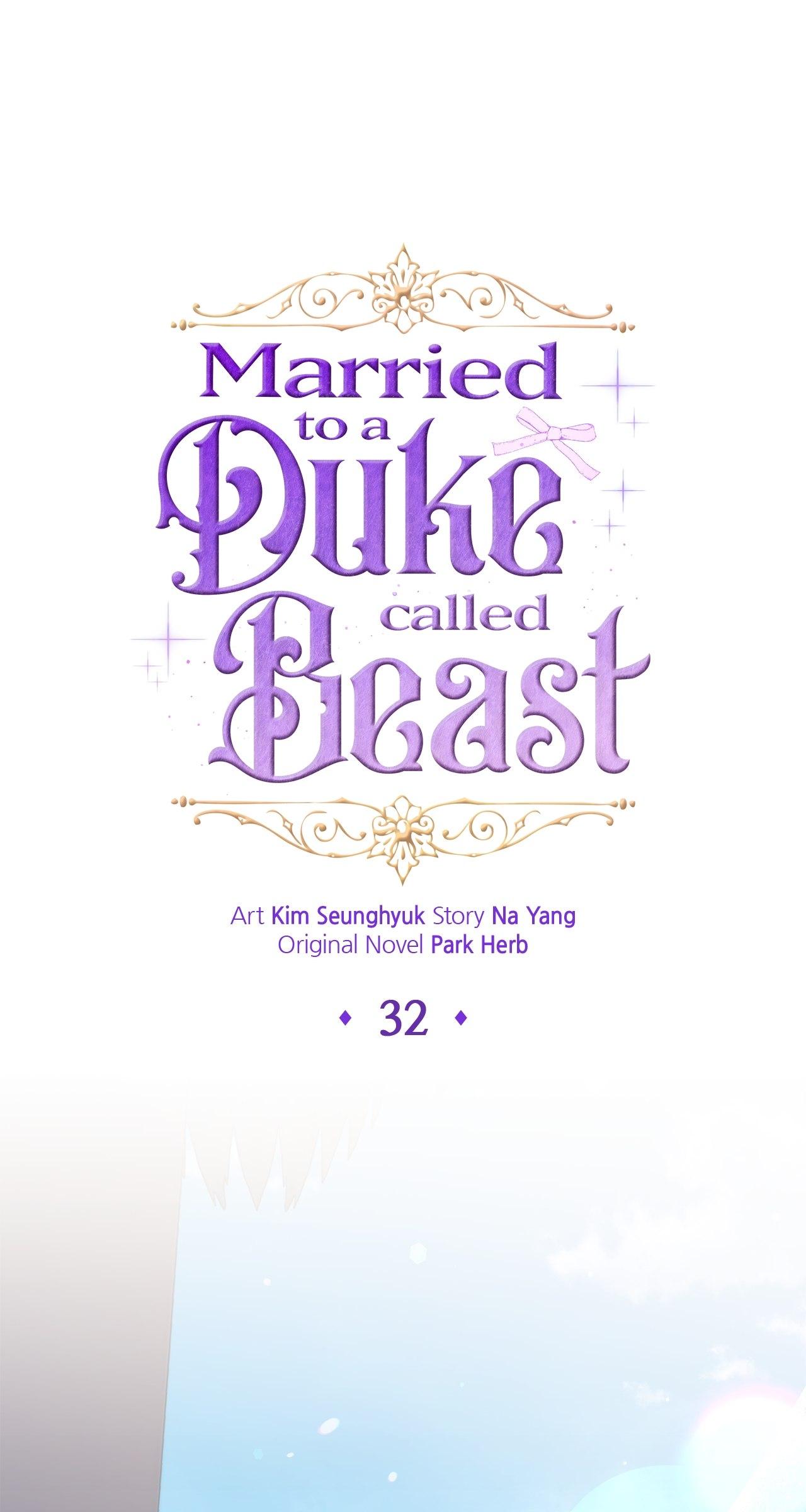 I Got Married To A Beast Duke - Chapter 32