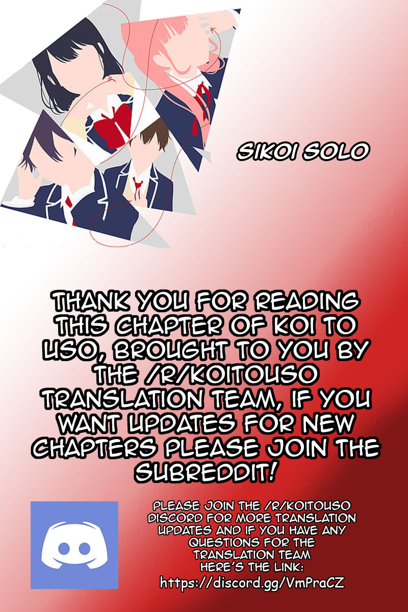 Koi To Uso - Chapter 275: The Meaning Of Goodbye