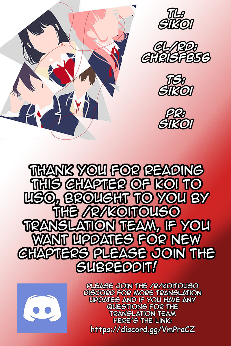 Koi To Uso - Chapter 255: Unpleasant Feeling