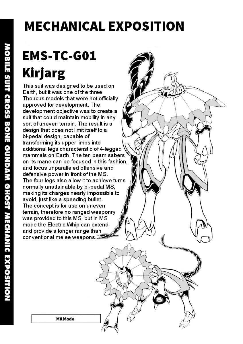 Kidou Senshi Crossbone Gundam Ghost - Chapter 23.5: Volume 5 Mechanical Notes