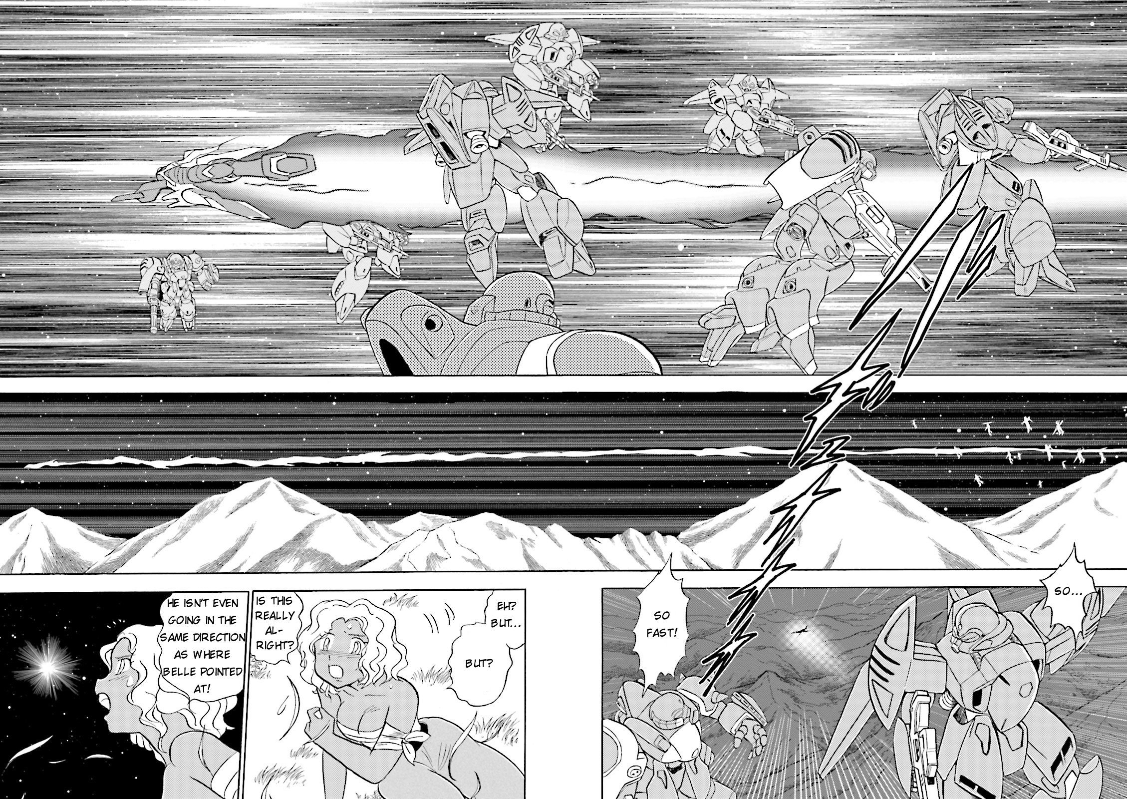 Kidou Senshi Crossbone Gundam Ghost - Vol.8 Chapter 34: Mirage Ouiseau