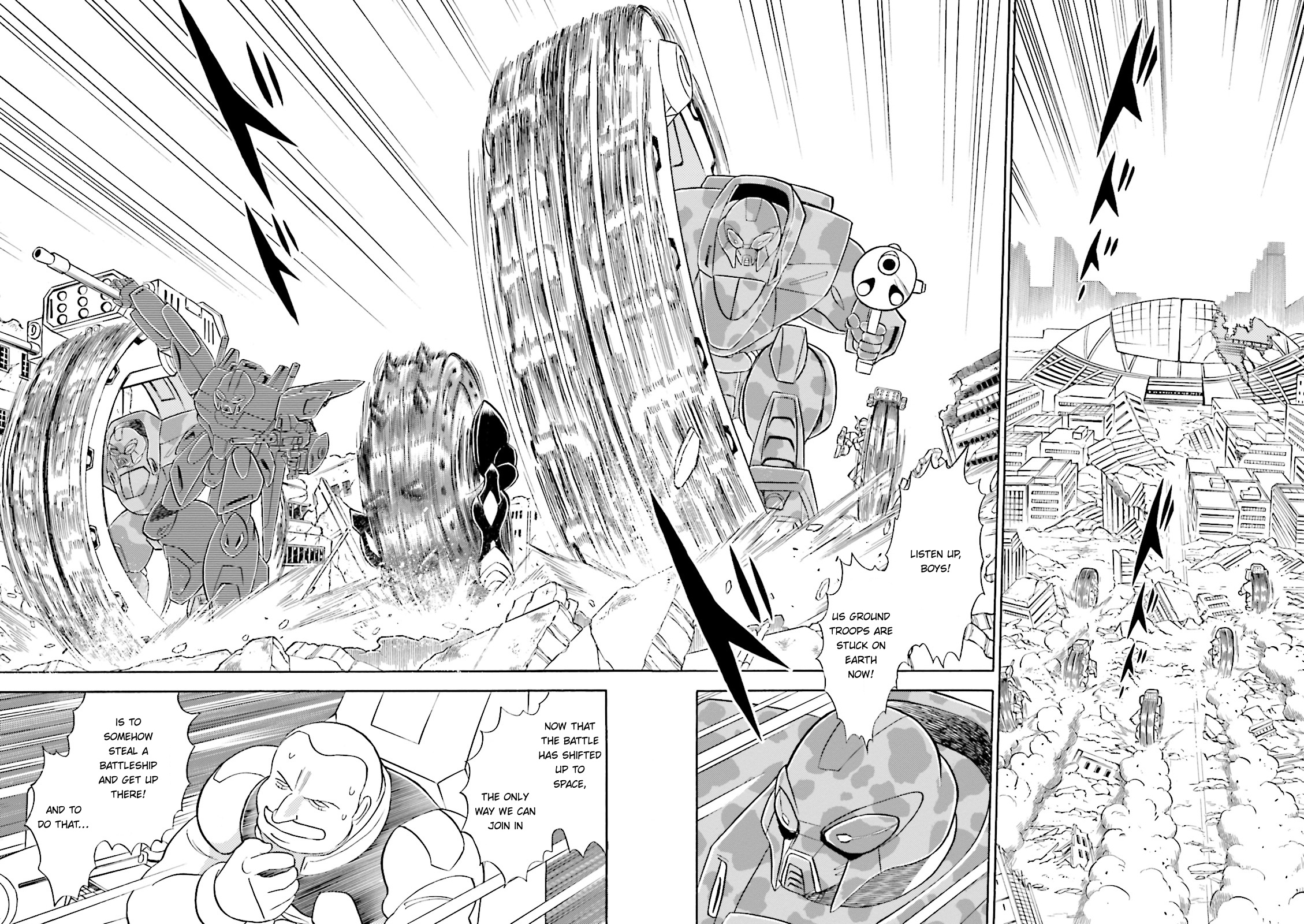 Kidou Senshi Crossbone Gundam Ghost - Vol.9 Chapter 38: Swallowing Life