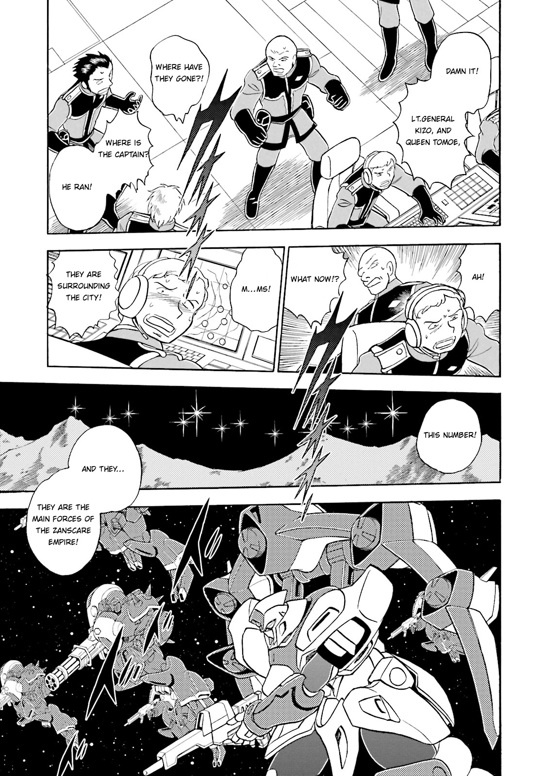 Kidou Senshi Crossbone Gundam Ghost - Vol.7 Chapter 32: Fire Death (And)...