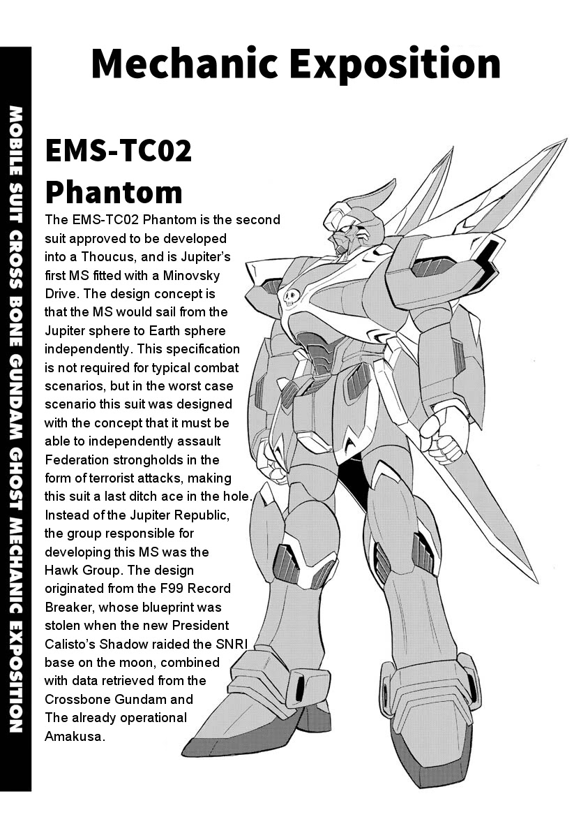 Kidou Senshi Crossbone Gundam Ghost - Chapter 18.5: Volume 4 Mechanical Exposition