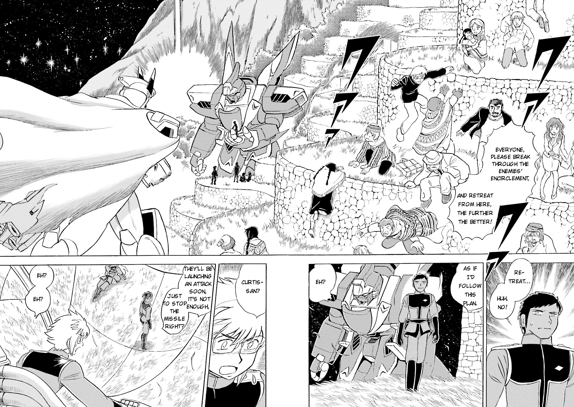 Kidou Senshi Crossbone Gundam Ghost - Vol.8 Chapter 33: Font On A Tightrope