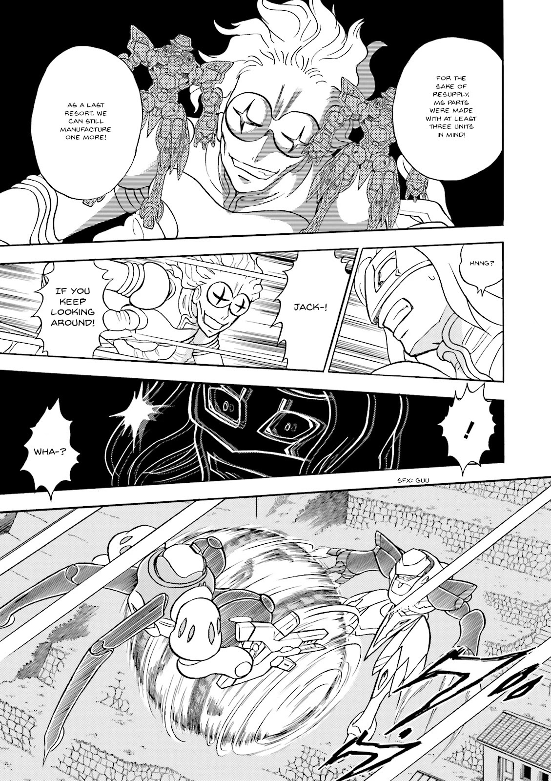 Kidou Senshi Crossbone Gundam Ghost - Chapter 30: The Space Bacteria Inceneration Operation