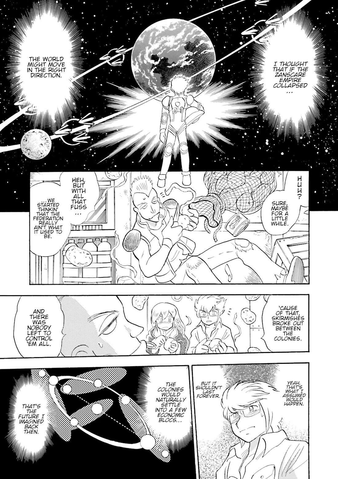 Kidou Senshi Crossbone Gundam Ghost - Chapter 53: Its Name Is Ghost [End]