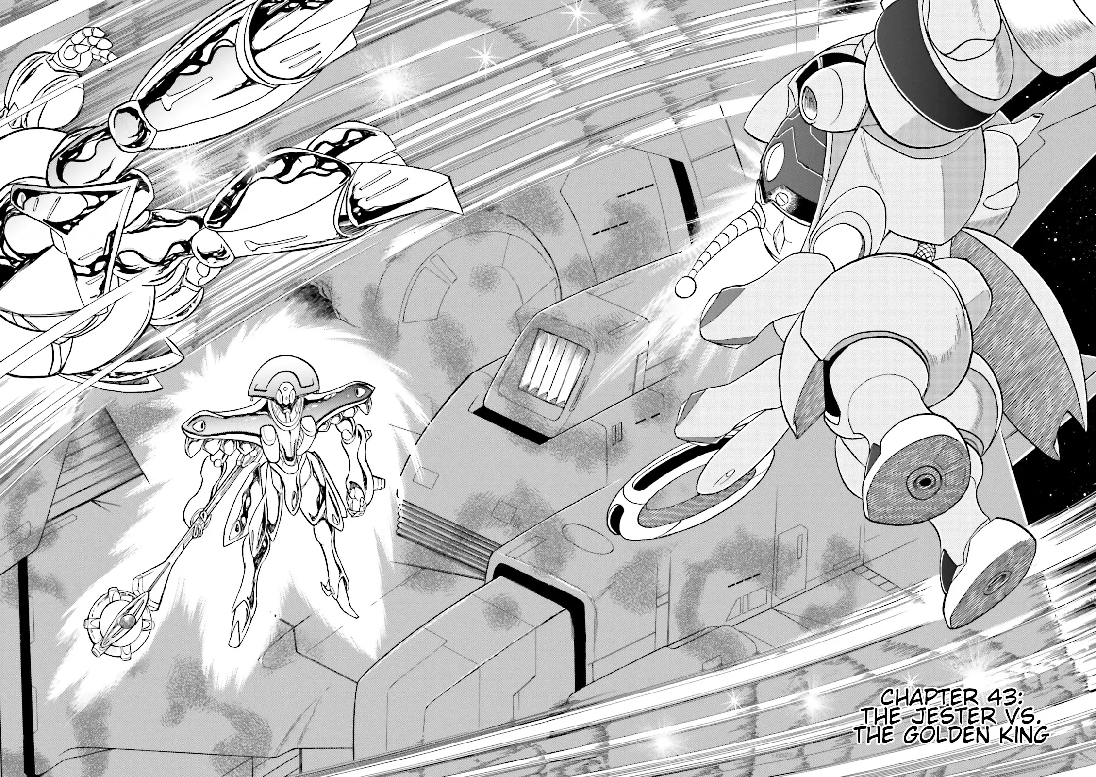 Kidou Senshi Crossbone Gundam Ghost - Vol.10 Chapter 43: The Jester Vs. The Golden King