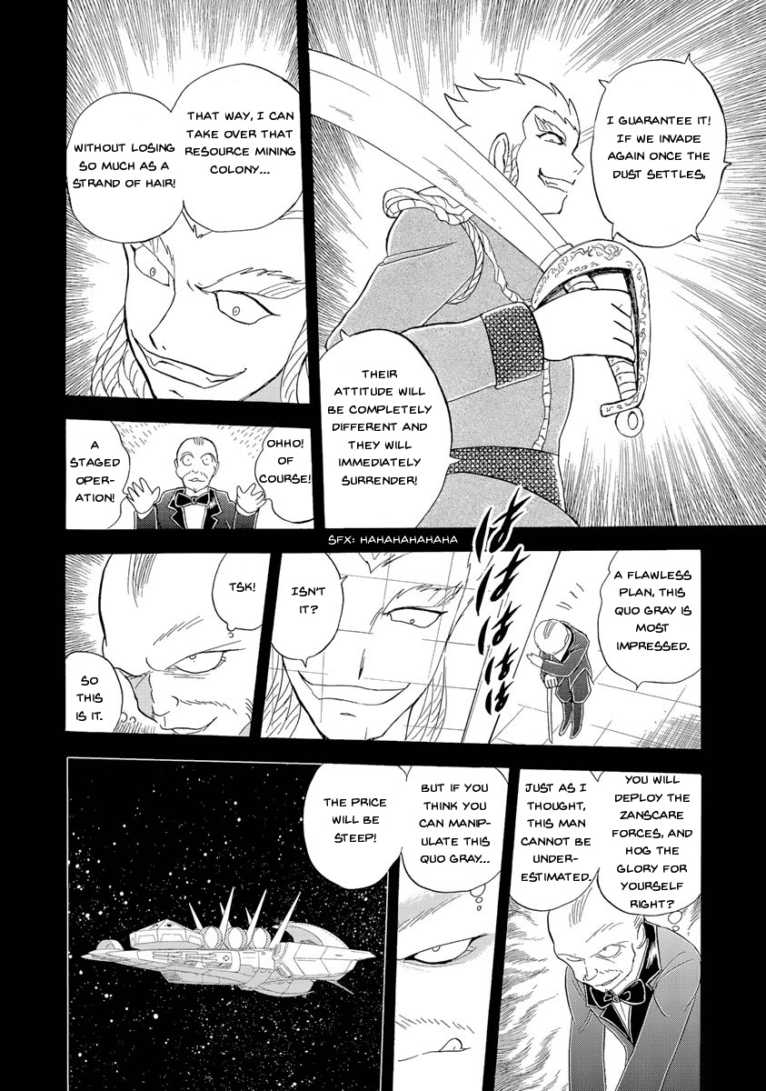 Kidou Senshi Crossbone Gundam Ghost - Vol.4 Chapter 18: Font Baud's Long Day