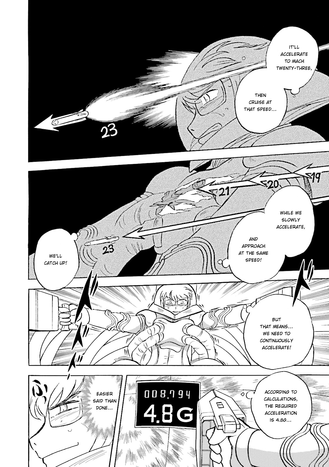 Kidou Senshi Crossbone Gundam Ghost - Vol.8 Chapter 35: Nine Hundred Seconds Of Pursuit