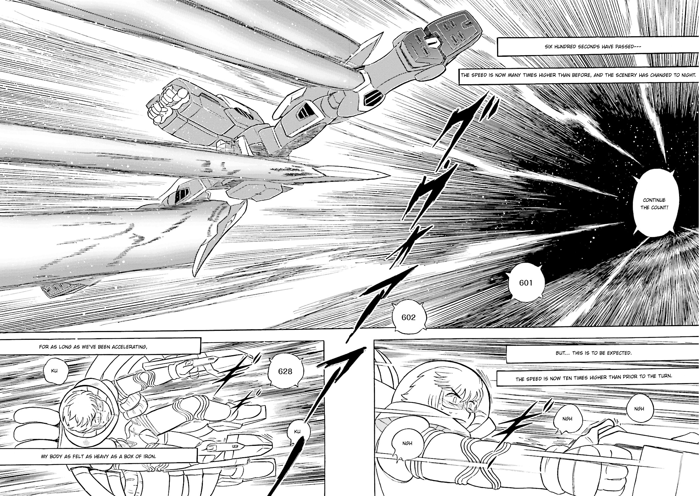 Kidou Senshi Crossbone Gundam Ghost - Vol.8 Chapter 35: Nine Hundred Seconds Of Pursuit