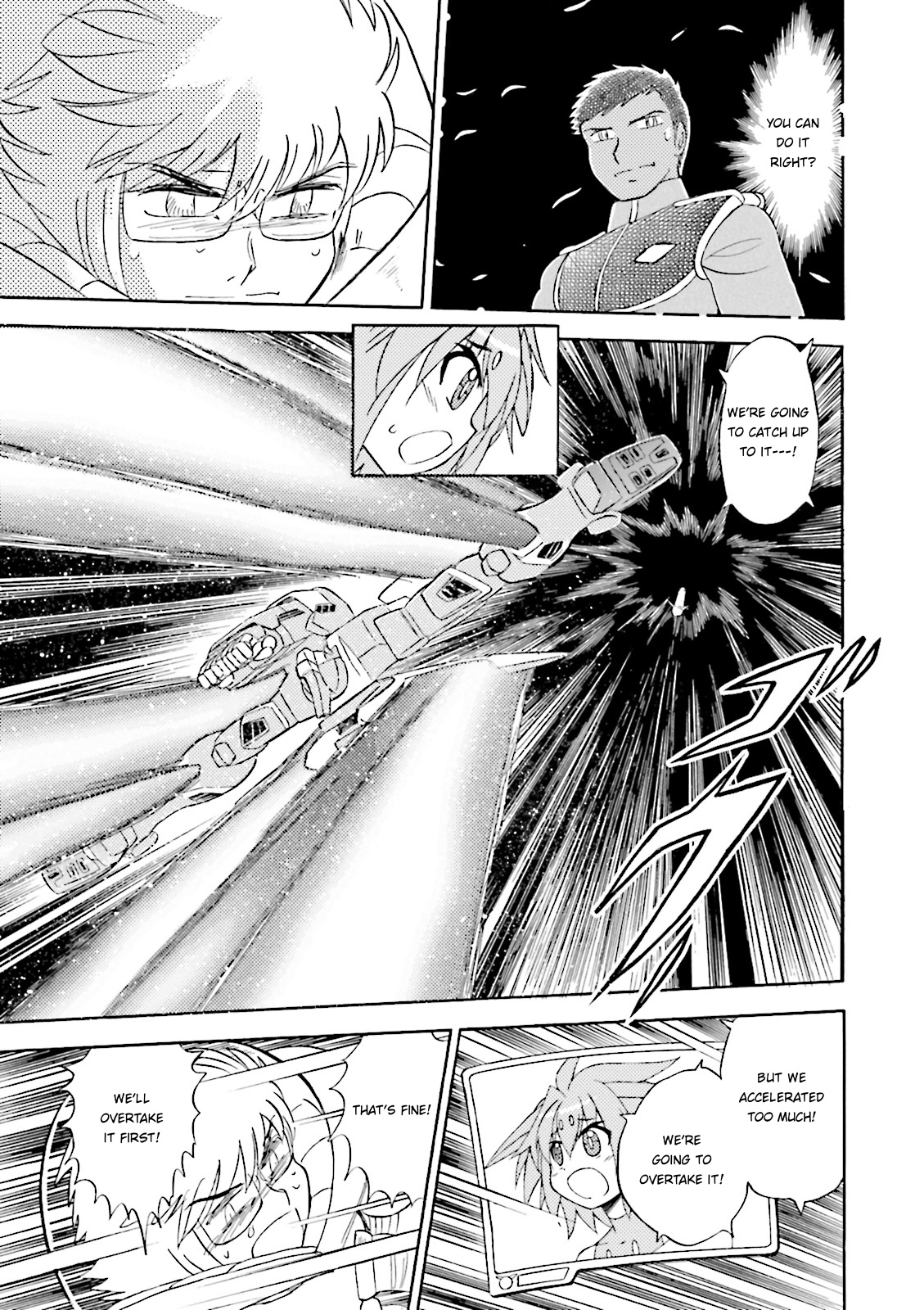 Kidou Senshi Crossbone Gundam Ghost - Vol.8 Chapter 35: Nine Hundred Seconds Of Pursuit