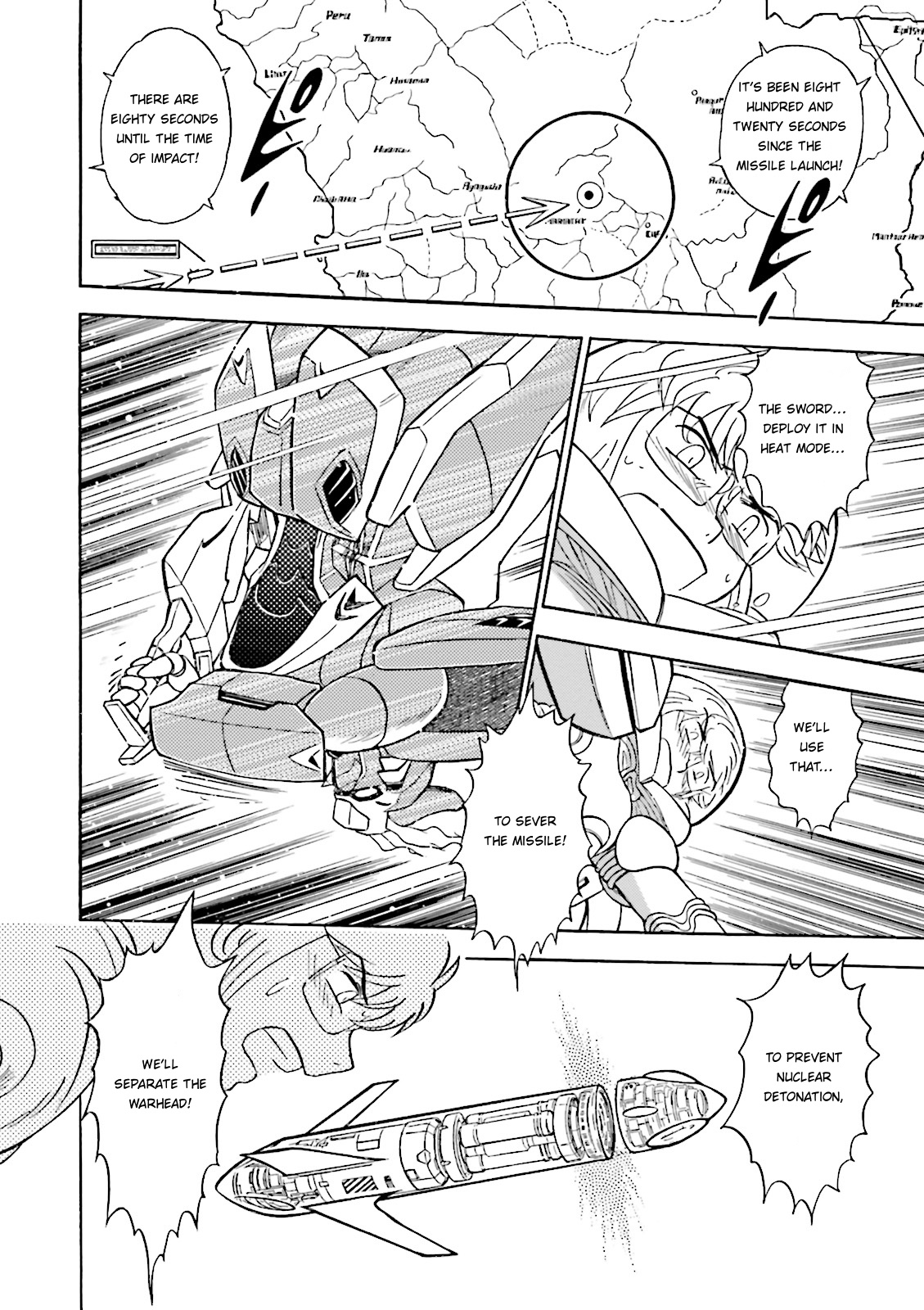 Kidou Senshi Crossbone Gundam Ghost - Vol.8 Chapter 35: Nine Hundred Seconds Of Pursuit