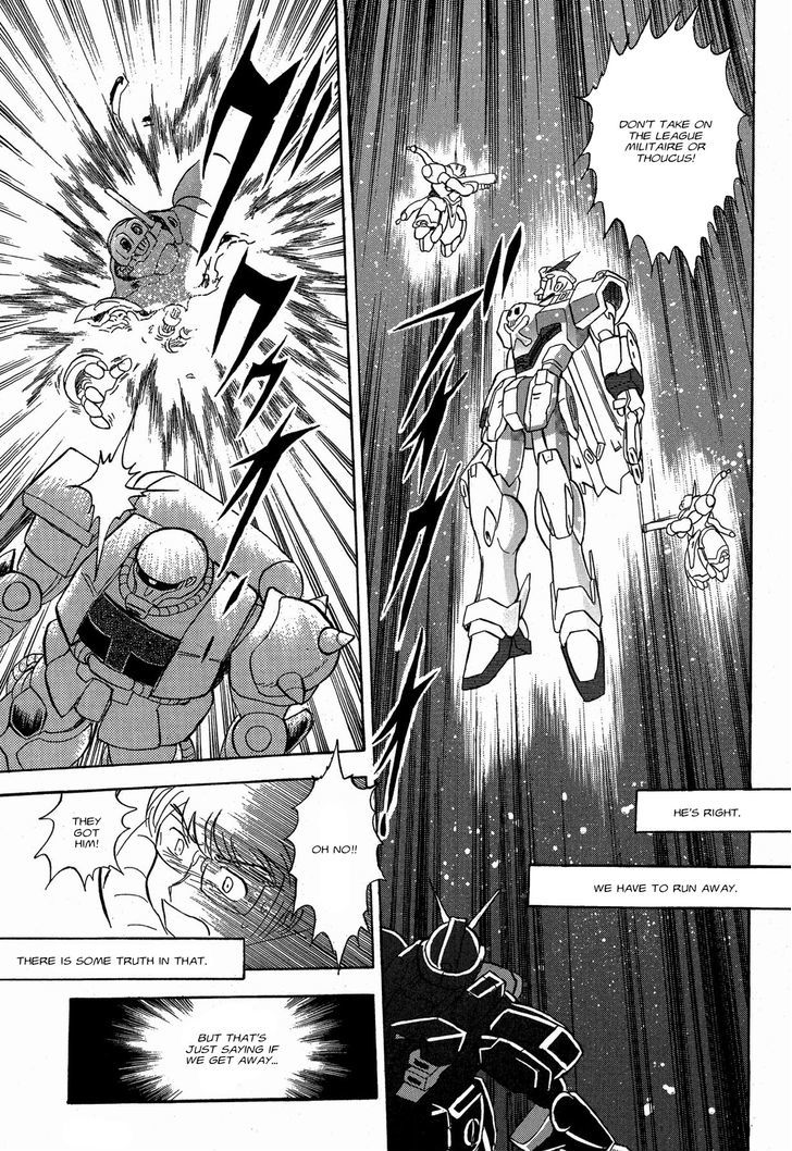 Kidou Senshi Crossbone Gundam Ghost - Vol.2 Chapter 8 : A Four-Way Struggle