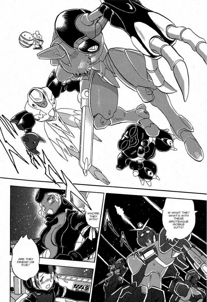 Kidou Senshi Crossbone Gundam Ghost - Vol.2 Chapter 8 : A Four-Way Struggle