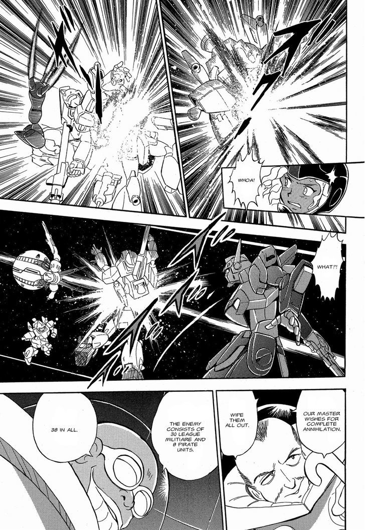 Kidou Senshi Crossbone Gundam Ghost - Vol.2 Chapter 8 : A Four-Way Struggle