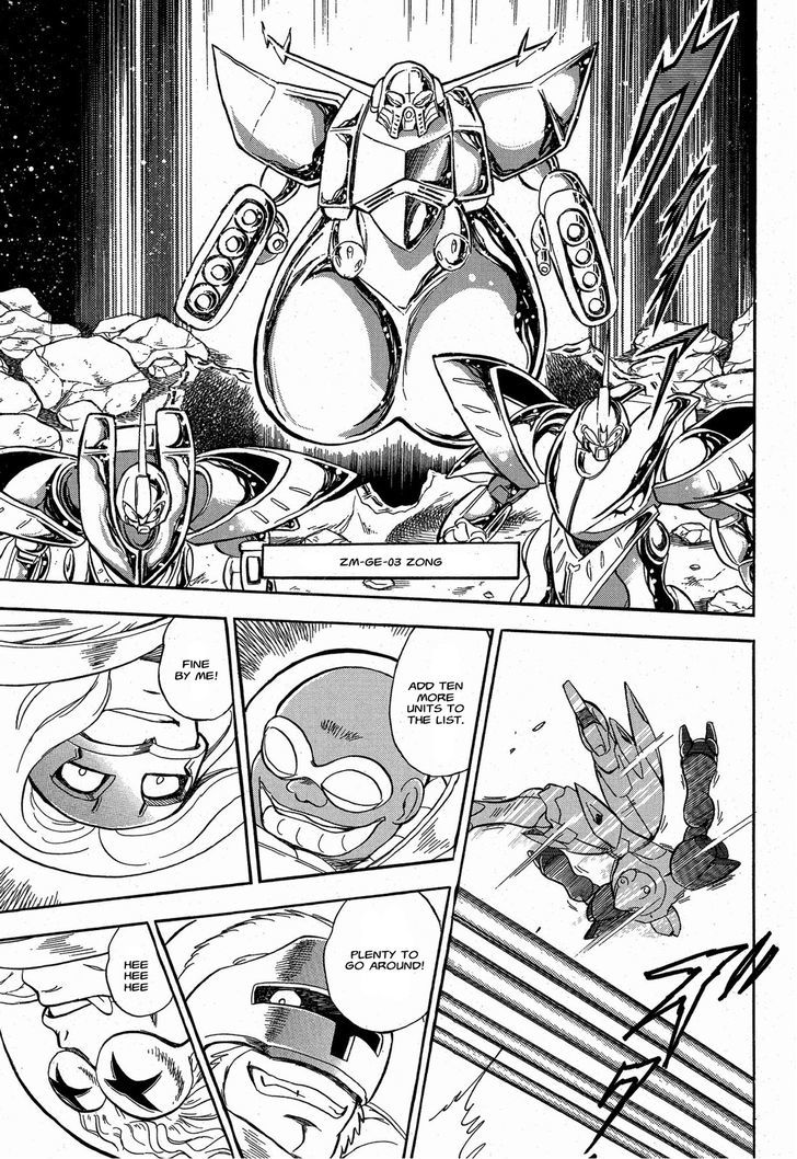 Kidou Senshi Crossbone Gundam Ghost - Vol.2 Chapter 8 : A Four-Way Struggle