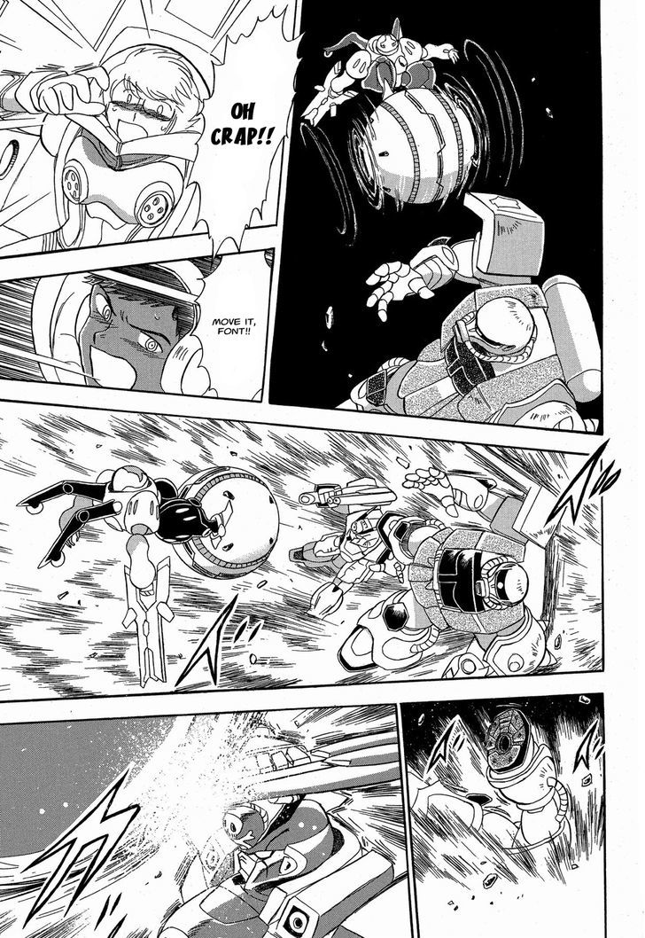 Kidou Senshi Crossbone Gundam Ghost - Vol.2 Chapter 8 : A Four-Way Struggle