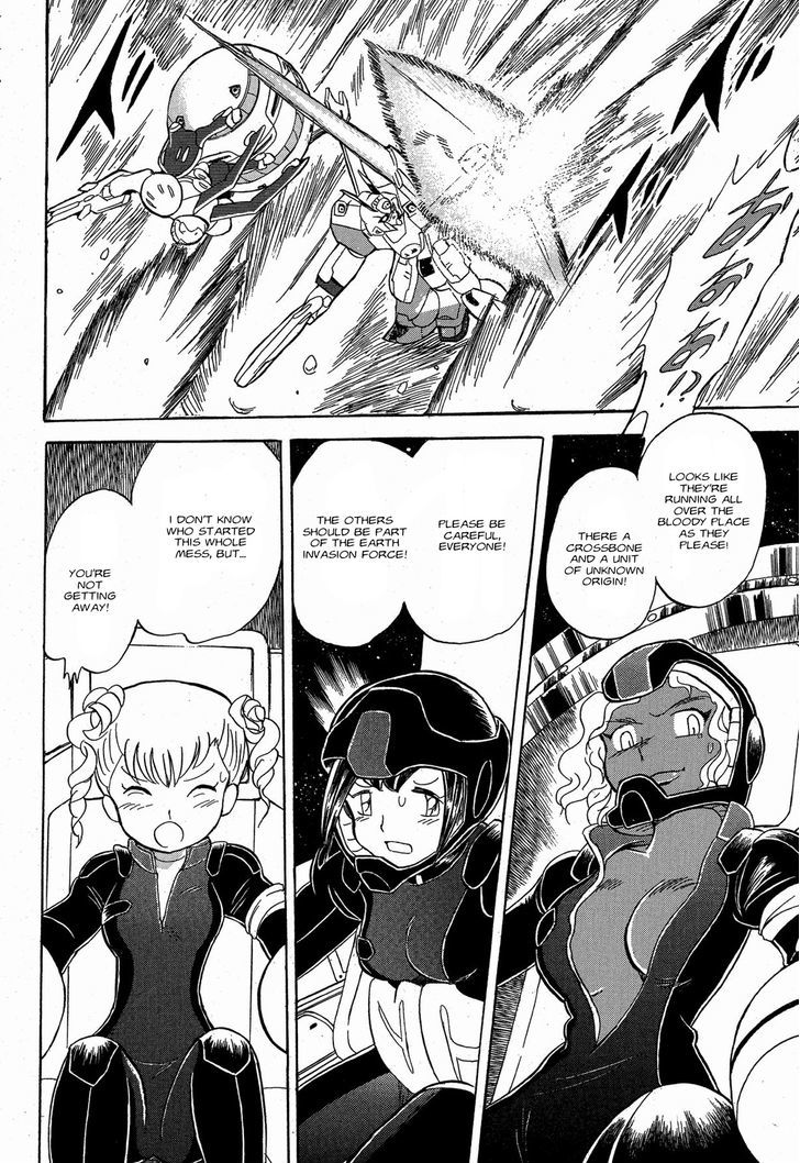 Kidou Senshi Crossbone Gundam Ghost - Vol.2 Chapter 8 : A Four-Way Struggle