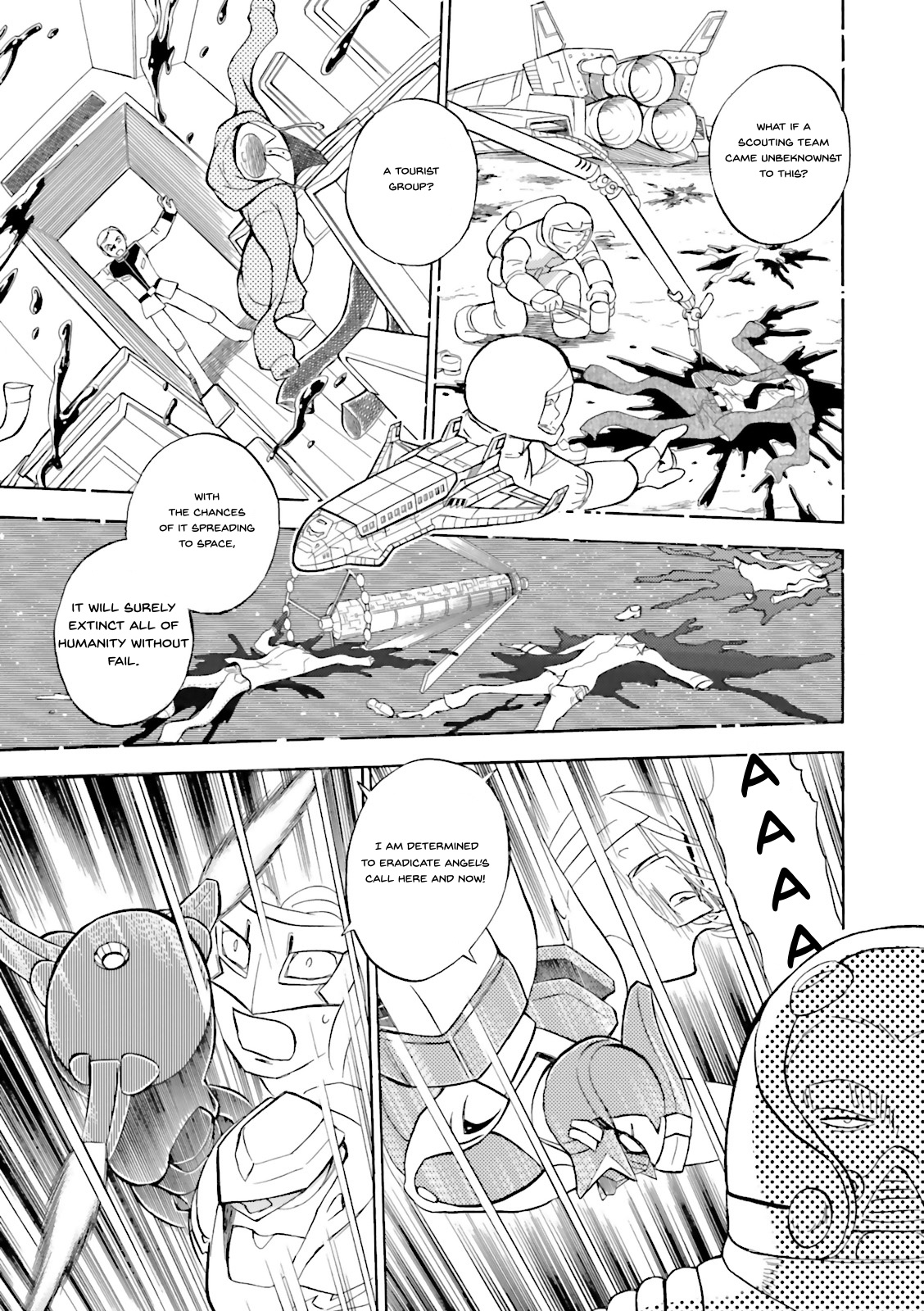 Kidou Senshi Crossbone Gundam Ghost - Vol.6 Chapter 25: Trapped Betwene Fire And Destruction