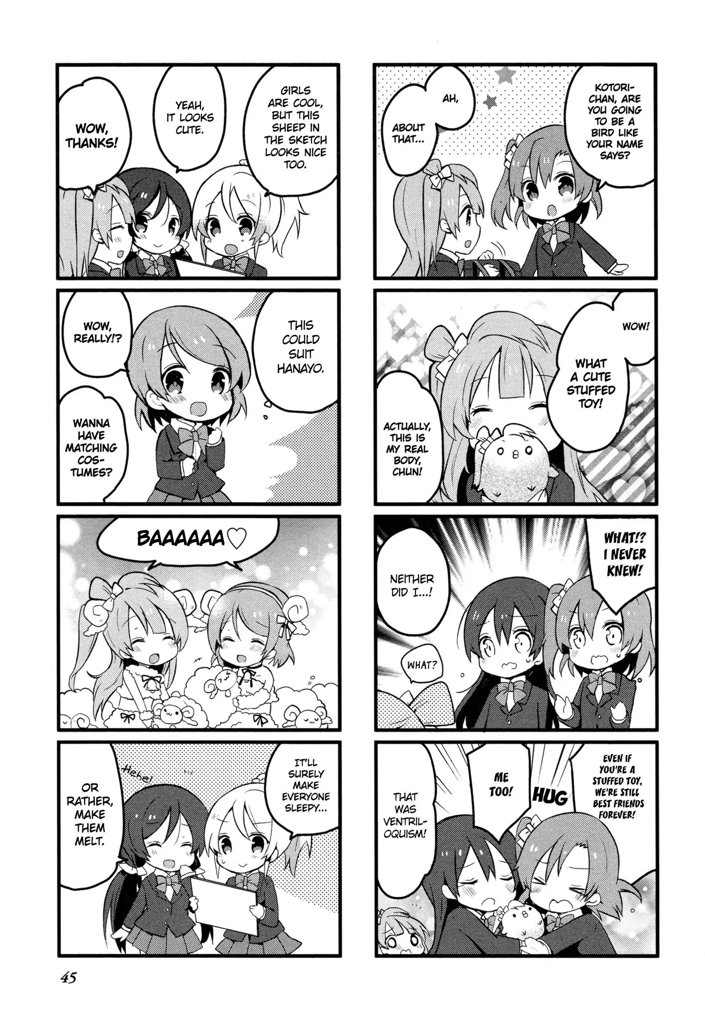 Love Live! Comic Anthology Μ's Precious Days - Chapter: Μ’s Backstage. (Shiroi Hakuto)