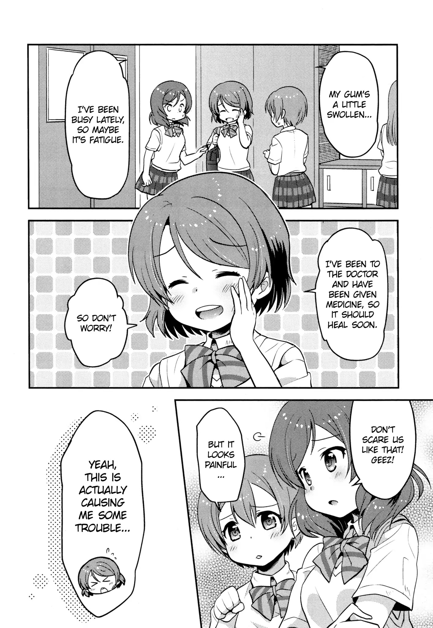 Love Live! Comic Anthology Μ's Precious Days - Chapter 6: I Want To Eat ☆ White Rice. (Hinata Nonoka)