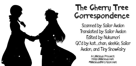 Sakura Buntsuu - Vol.1 Chapter 4 : The Cherry Tree Correspondence