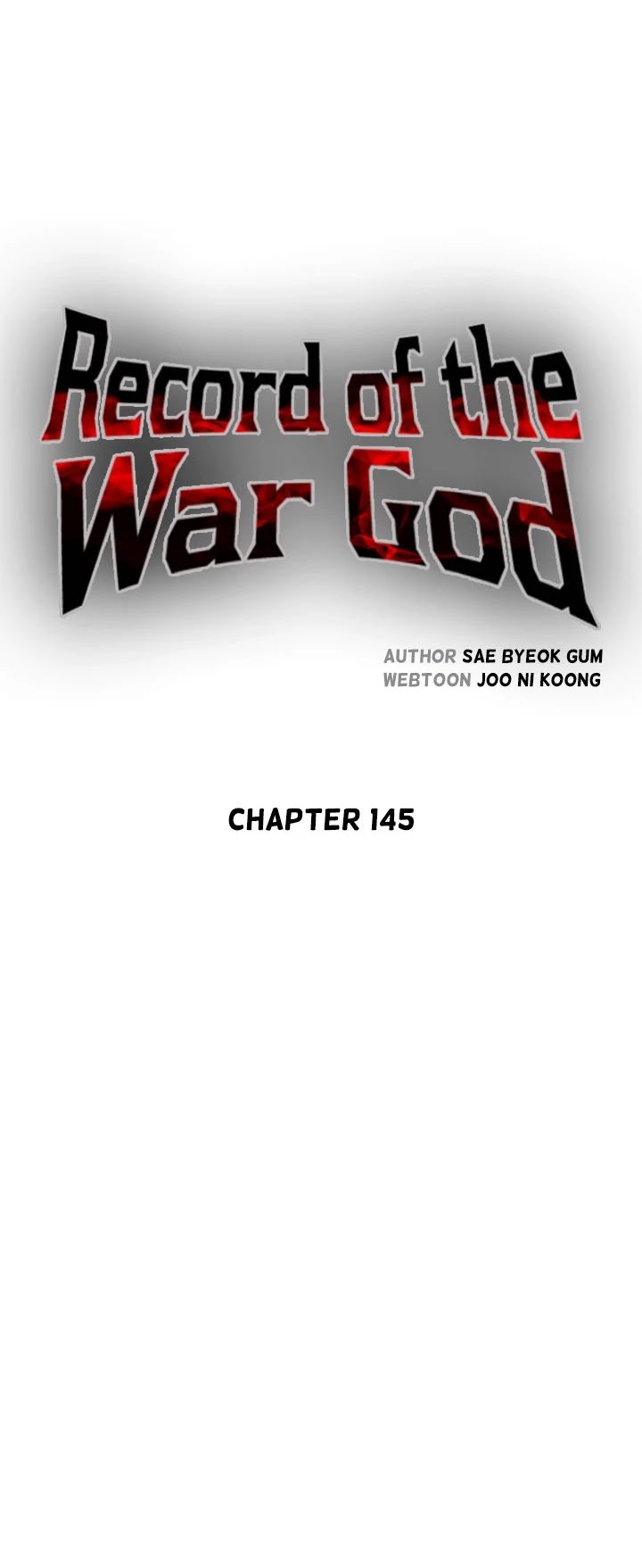 Record Of The War God - Chapter 145