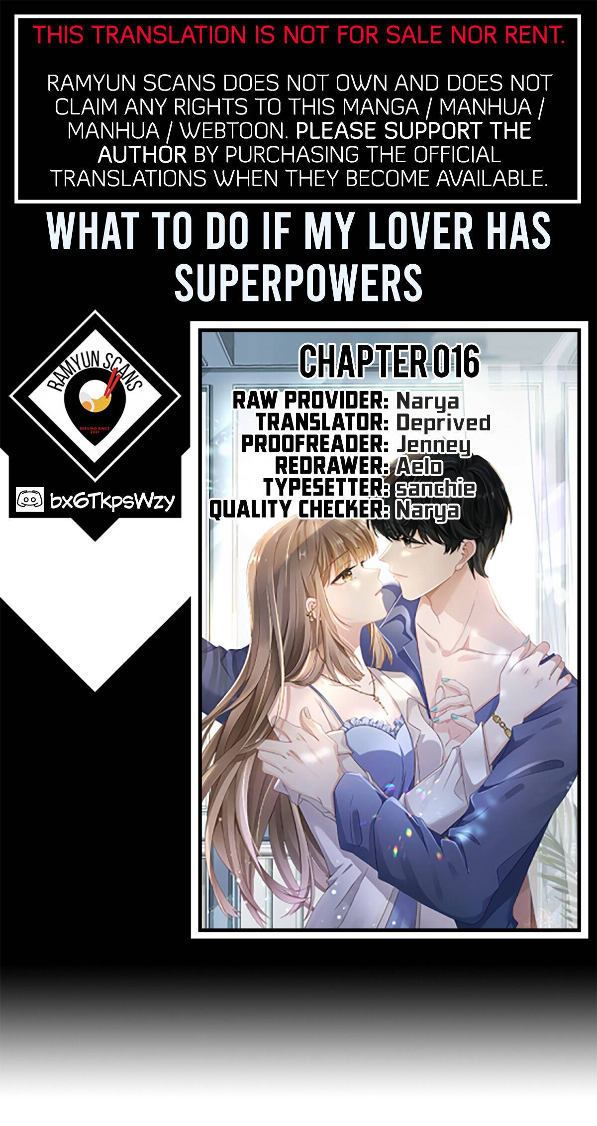 What To Do If My Lover Has Superpowers - Chapter 16