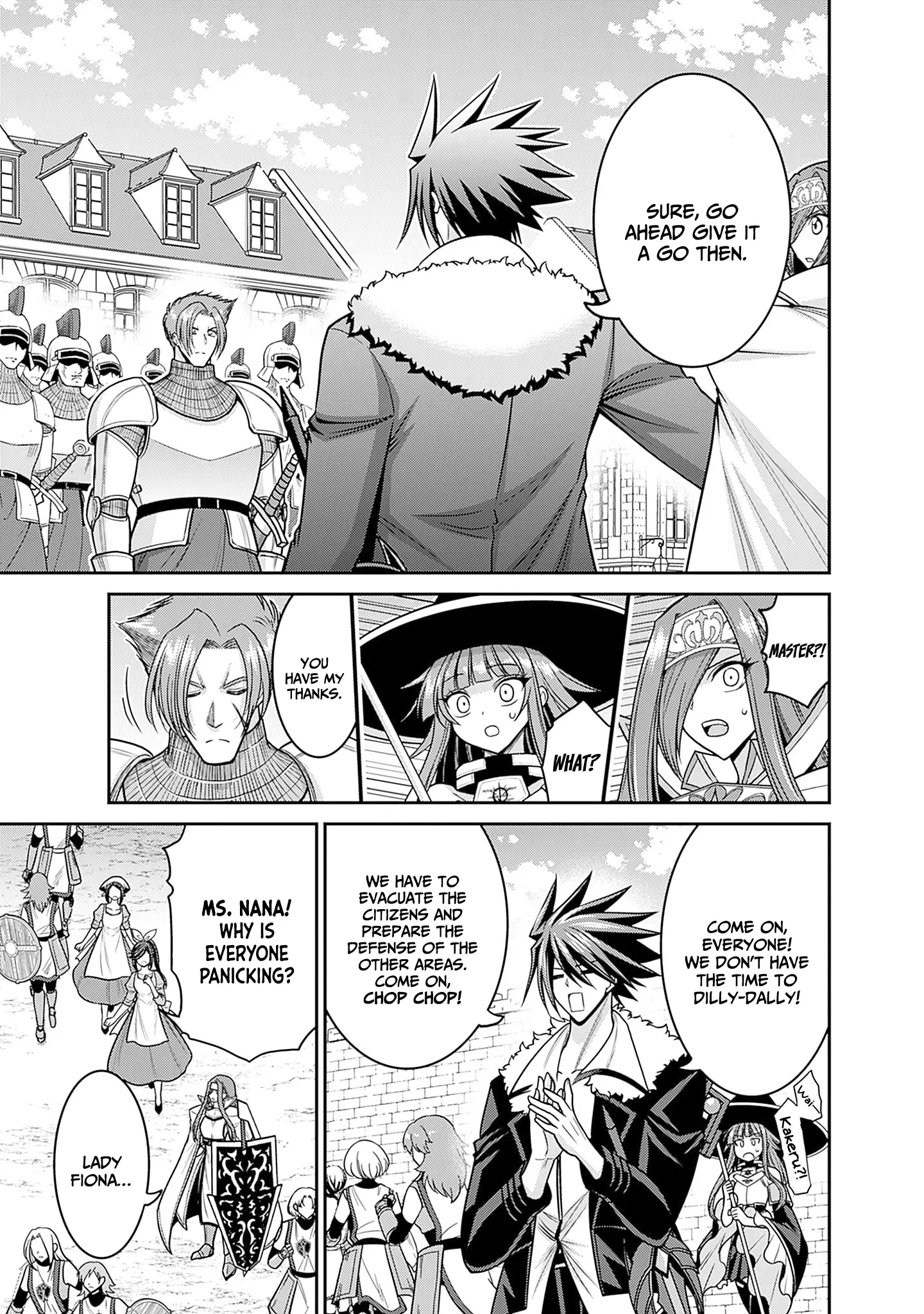 Kujibiki Tokushou Musou Harem-Ken - Vol.9 Chapter 44: A Queen's Heavy Resposibility... A Knight's Loyalty And A Sibling's Thoughts