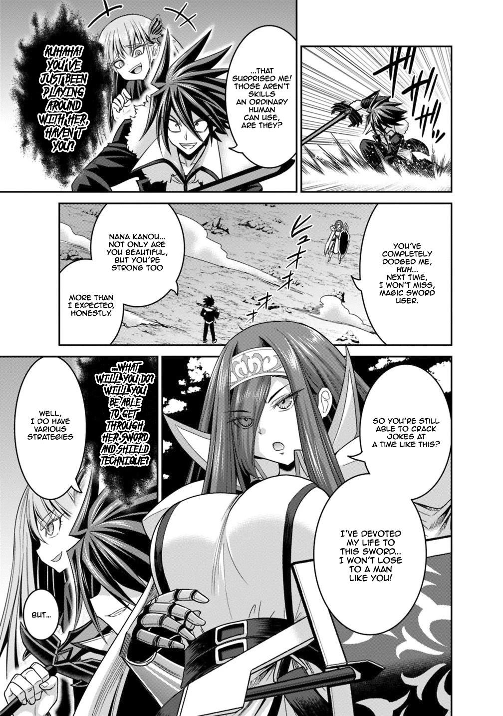 Kujibiki Tokushou Musou Harem-Ken - Chapter 14.1 - 14.2