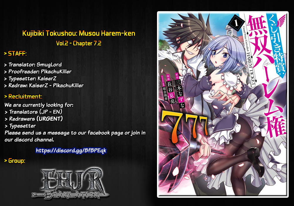 Kujibiki Tokushou Musou Harem-Ken - Chapter 7.2: The Emperor Of Hell Awakens!! Part Ii