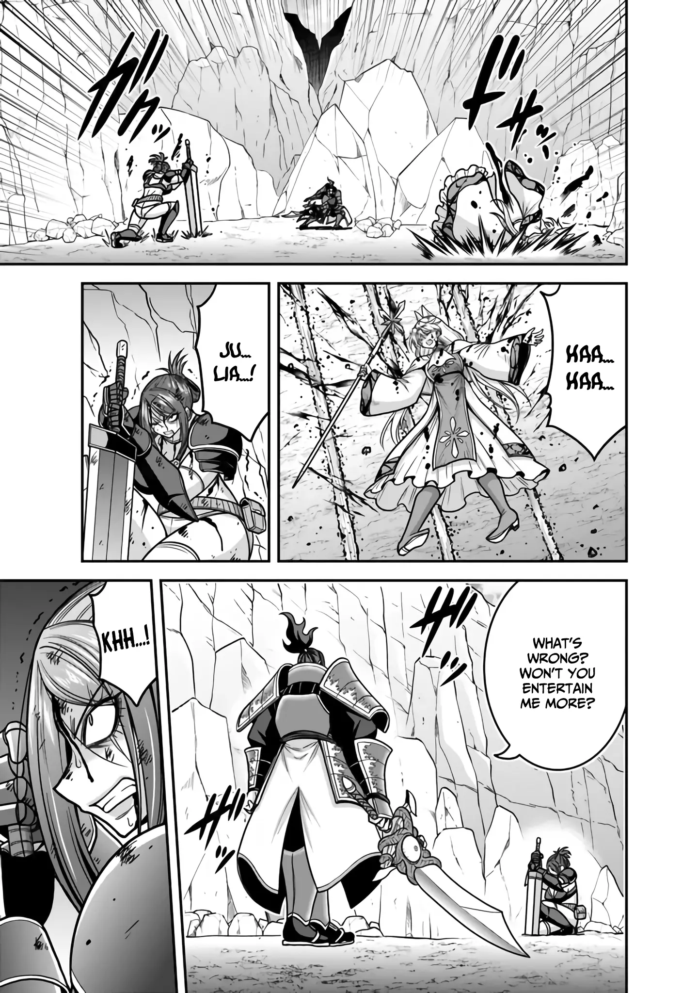 Kujibiki Tokushou Musou Harem-Ken - Vol.10 Chapter 47: Head-On Clash! Ultimate Devilish Sword Vs. The Power Of Bond!