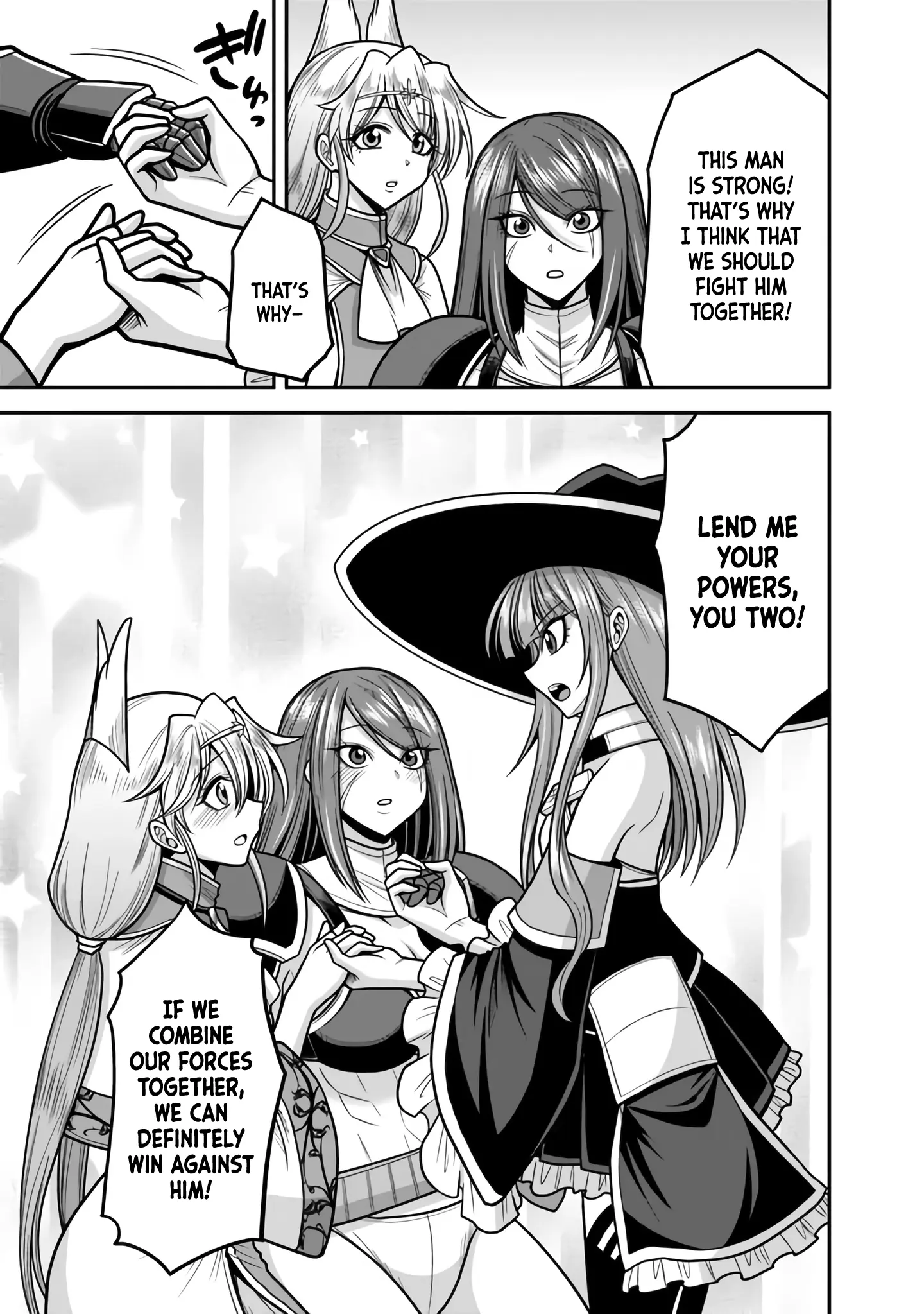 Kujibiki Tokushou Musou Harem-Ken - Vol.10 Chapter 47: Head-On Clash! Ultimate Devilish Sword Vs. The Power Of Bond!