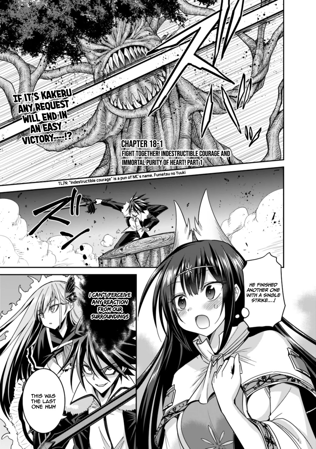 Kujibiki Tokushou Musou Harem-Ken - Chapter 18.1: Fight Together! Indestructible Courage And Immortal Purity Of Heart! Part I