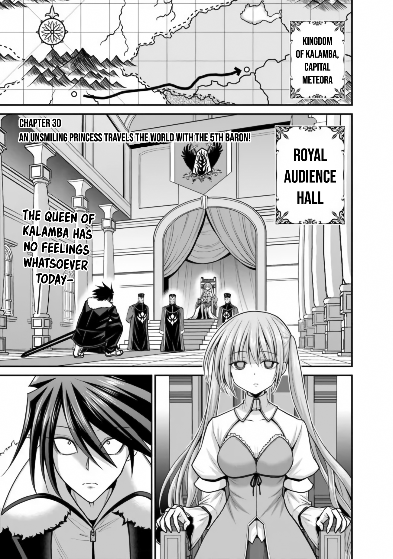 Kujibiki Tokushou Musou Harem-Ken - Vol.7 Chapter 30: An Unsmiling Princess Travels The World With The 5Th Baron!