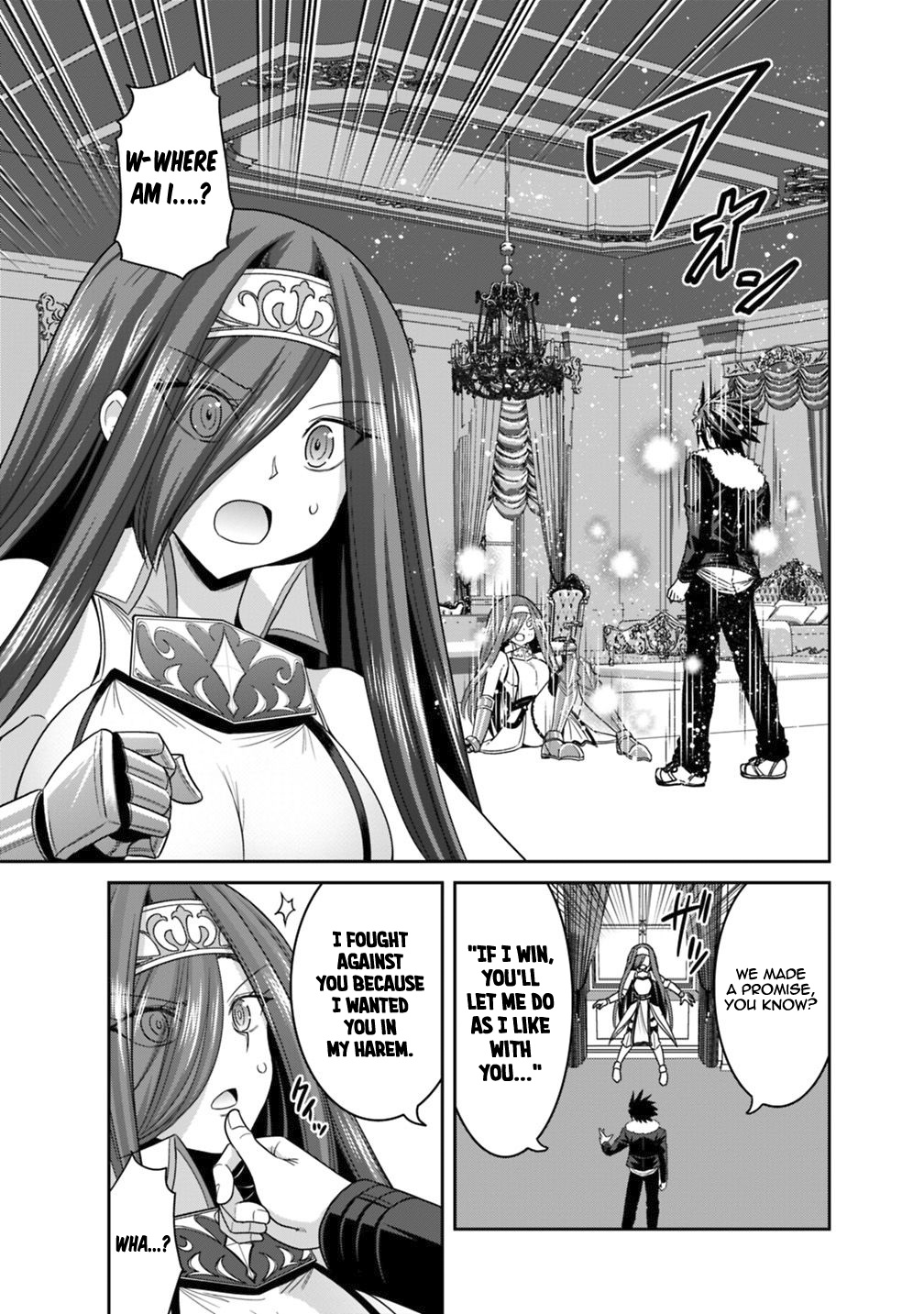 Kujibiki Tokushou Musou Harem-Ken - Vol.4 Chapter 16.1: Duel! The End Of A Match With Their Pride On The Line...