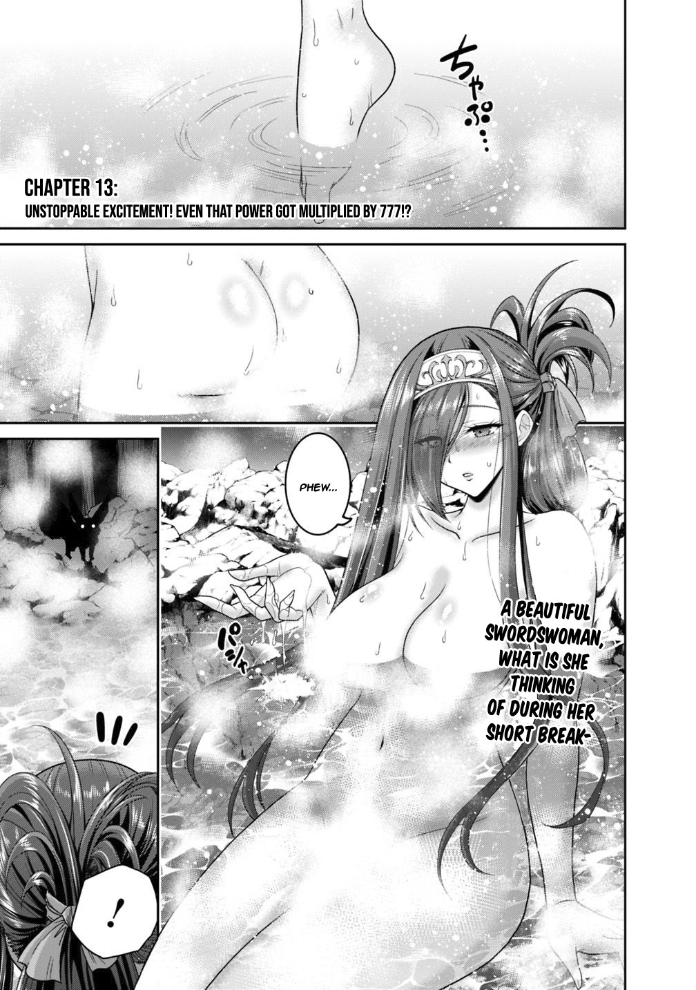 Kujibiki Tokushou Musou Harem-Ken - Vol.3 Chapter 13.1: Unstoppable Excitement! Even That Power Got Multiplied By 777!? Part I