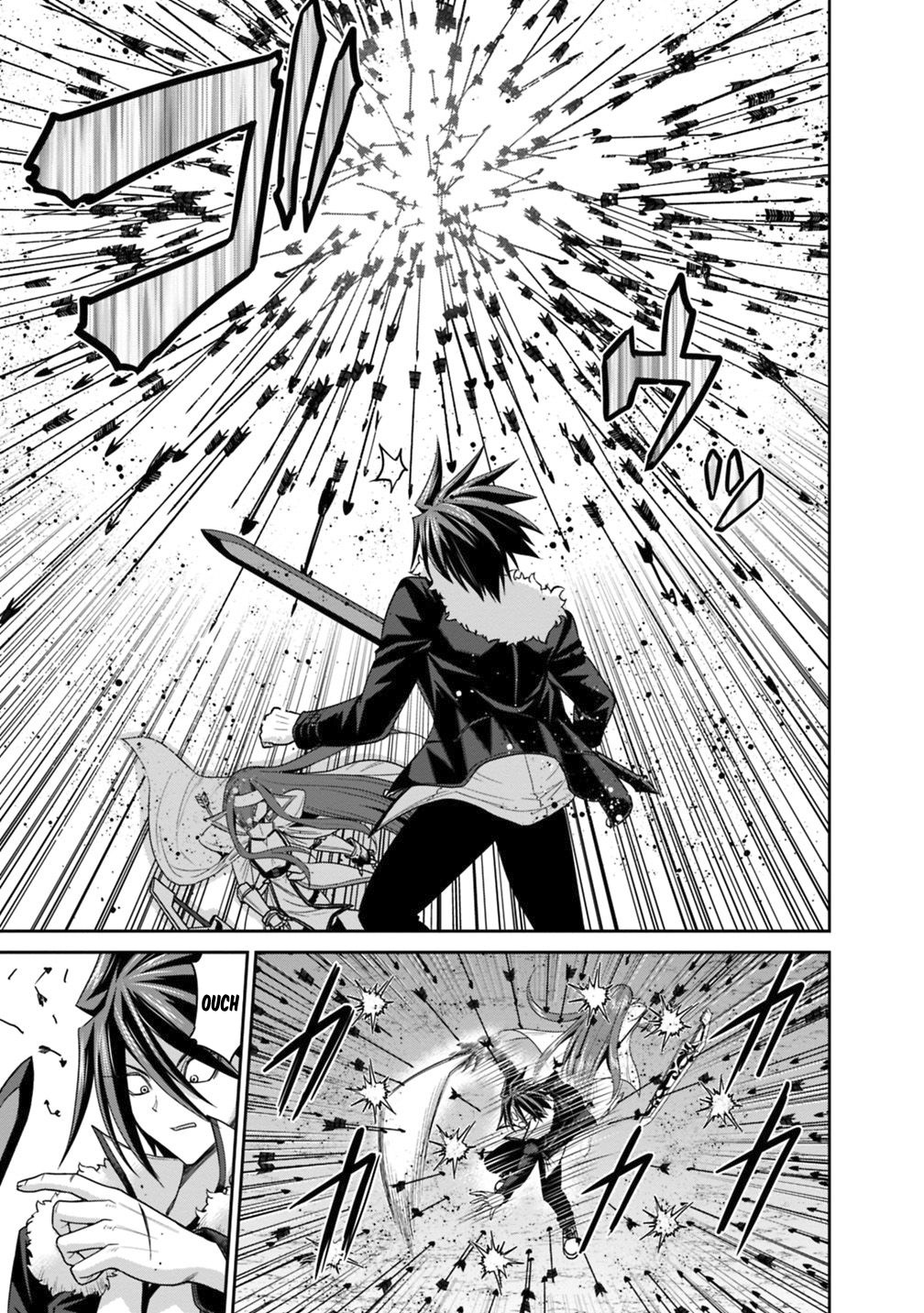 Kujibiki Tokushou Musou Harem-Ken - Chapter 14.2: Clash!! Beautiful Swordswoman Vs The 777-Fold Man! Part Ii