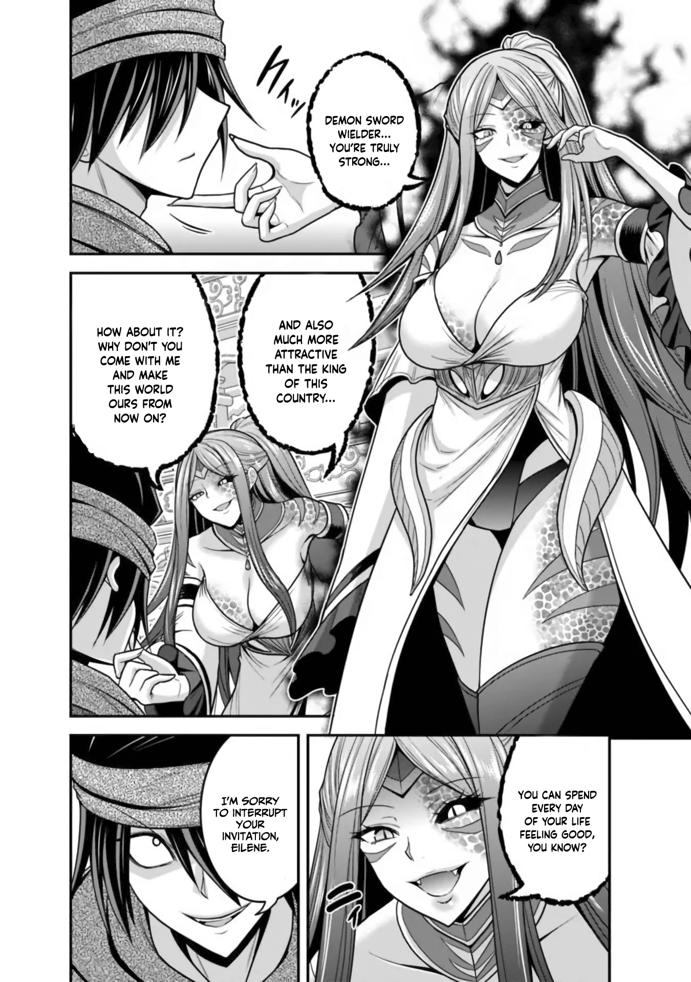 Kujibiki Tokushou Musou Harem-Ken - Chapter 35: Mysterious Power! A Double Slash And A Purifying Spell!