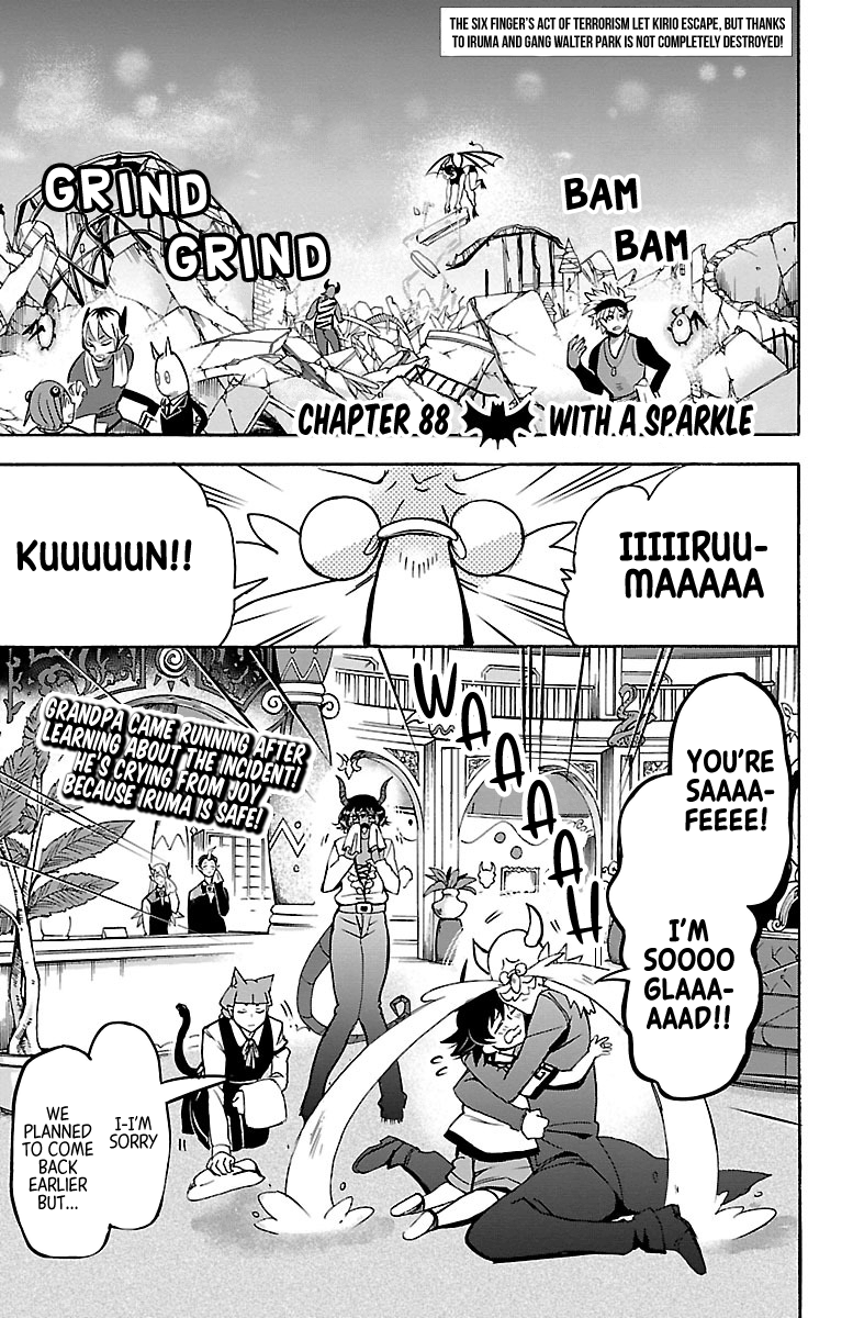 Mairimashita! Iruma-Kun - Chapter 88: With A Sparkle.