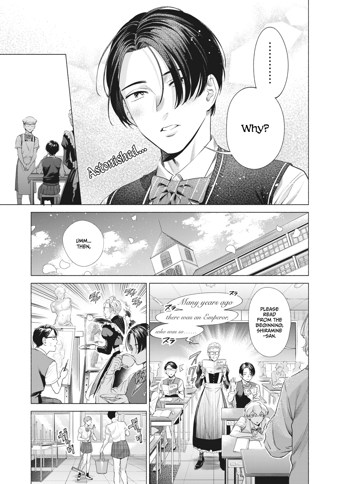 Reiwa Hanamaru Gakuen - Vol.1 Chapter 9: #Alfredand #Shiramine-San