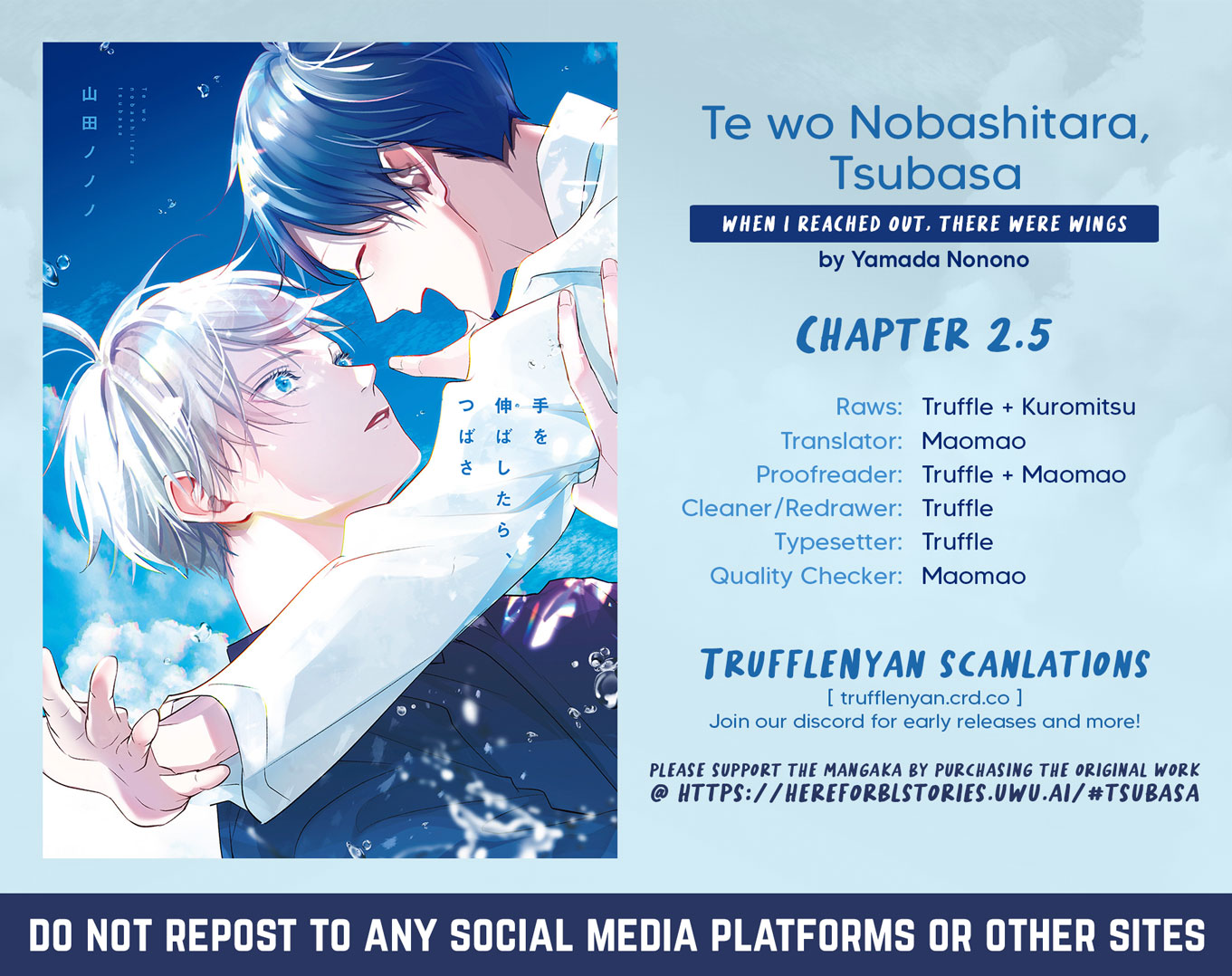 Te Wo Nobashitara, Tsubasa - Chapter 2.5: Vol. 2.5