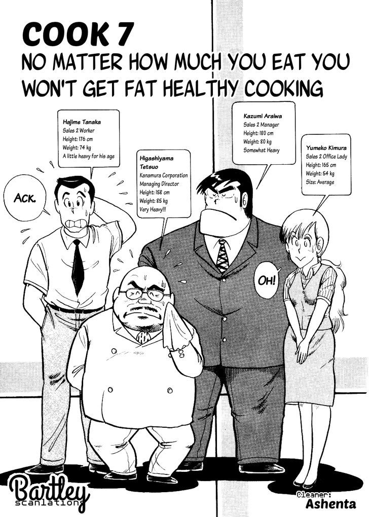 Cooking Papa - Vol.1 Chapter 7 : No Matter How Much You Eat You Won't Get Fat Healthy Cooking